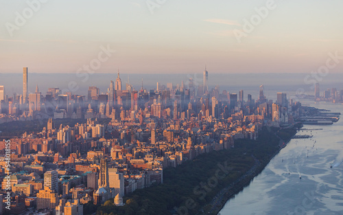 Downtown New York City Manhattan Aerial photo