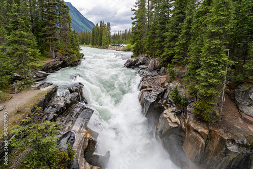 Numa Falls waterfall in Kootenay National Park Canada photo