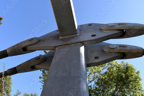 Rappbodetalsperre, Seilschlösser der Hängebrücke photo