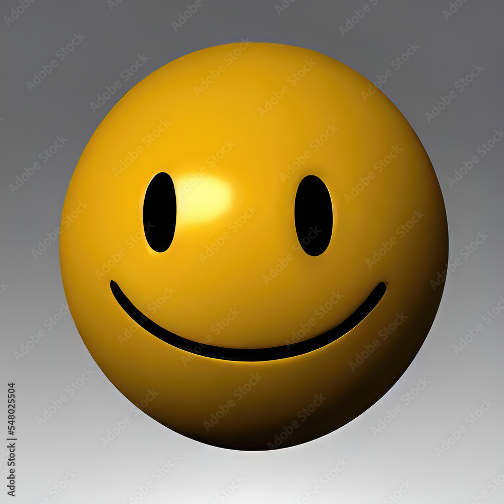Fototapeta premium smiley funny face of emoji in square or round shape