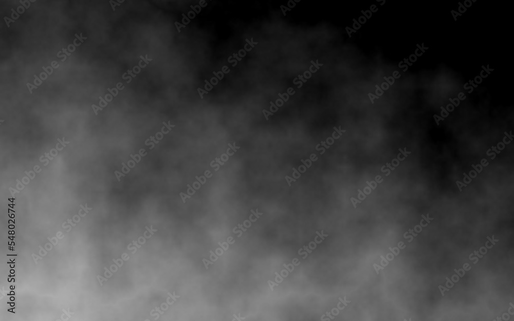 smoke on black background