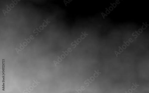 gray smoke on black background