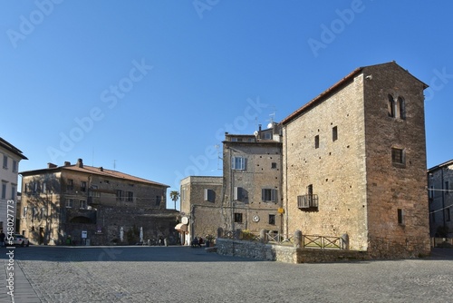 Bilde på lerret The medieval town of Anagni, Italy.