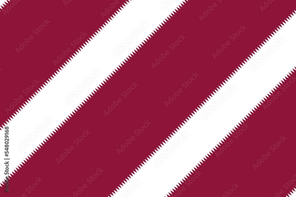 Geometric pattern in the colors of the national flag of Qatar. The colors of Qatar.