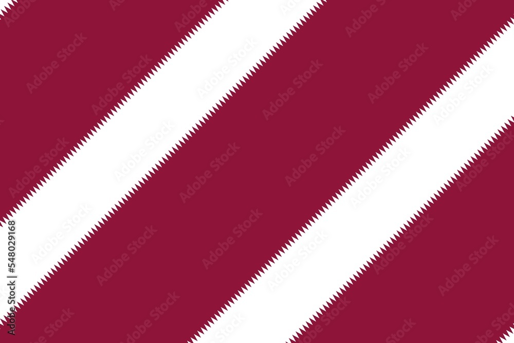 Geometric pattern in the colors of the national flag of Qatar. The colors of Qatar. Geometric pattern in the colors of the national flag of Qatar. The colors of Qatar.