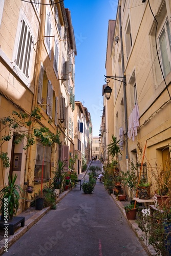 Marseille streetscape, France