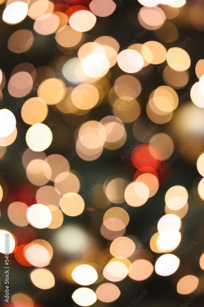 Fotografie Bokeh Christmas lights, background, decorations, defocused, blurred
