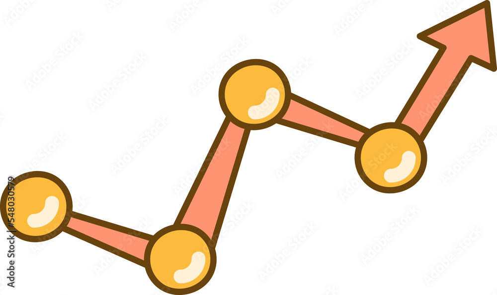 doodle data graph icon doodle data graph icon
