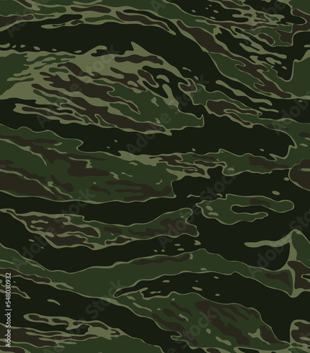 
Green army camouflage pattern, vector illustration, seamless trendy urban background.