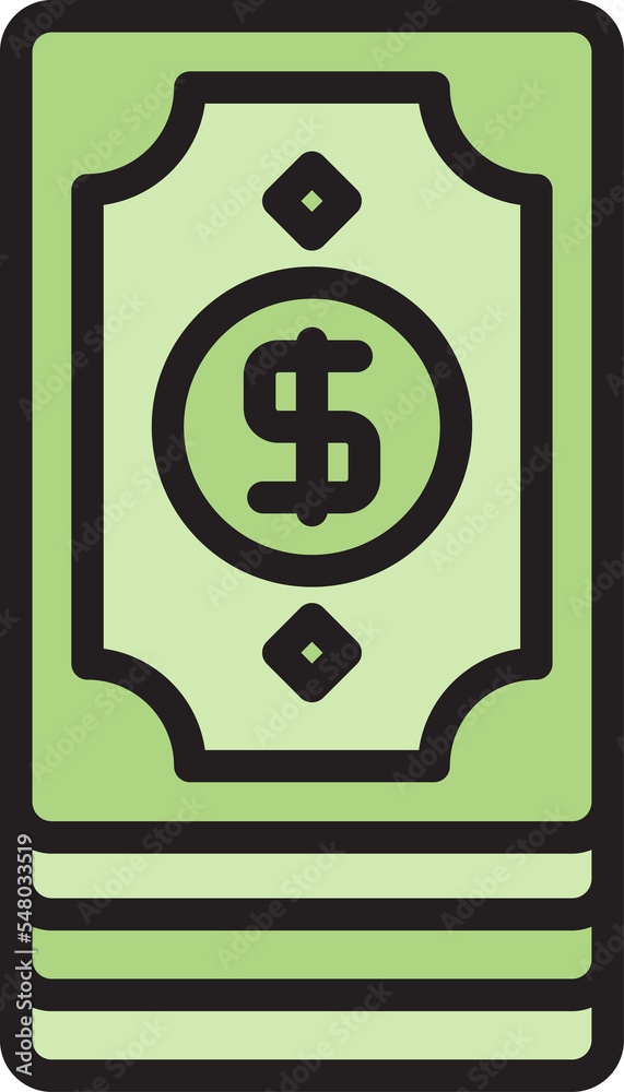 dollar banknote icon