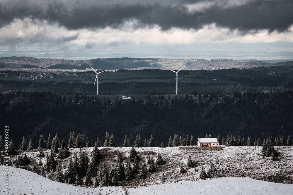 Fototapeta premium Mont Soleil Herbst