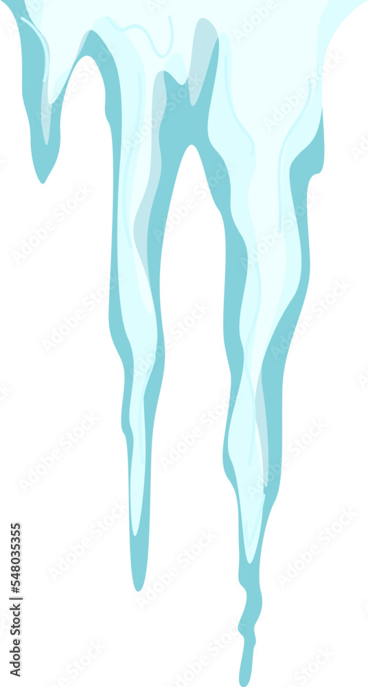 Pieces of ice and snow chunks, big icebergs, severe frost elements for design, snowflakes cartoon style, vector illustration Pieces of ice and snow chunks, big icebergs, severe frost elements for design, snowflakes cartoon style, vector illustration