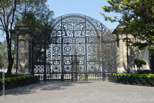 entrance to Chapultepec castle