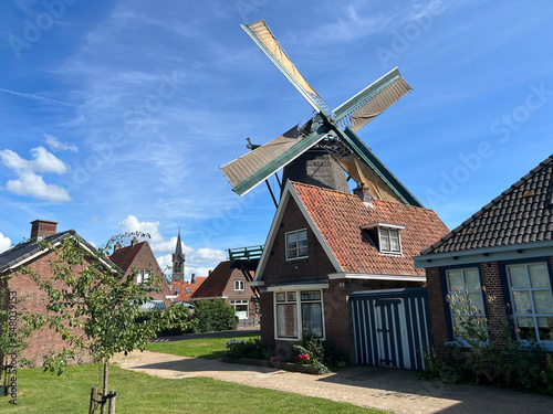 Windmill in Woudsend Friesland