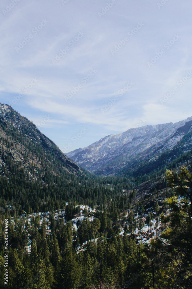 Fototapeta premium Valley in the mountains