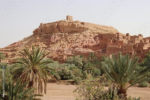 Ait Benhaddou, a historic ighrem or ksar of Berber origin located in the province of Ouarzazate (Morocco)