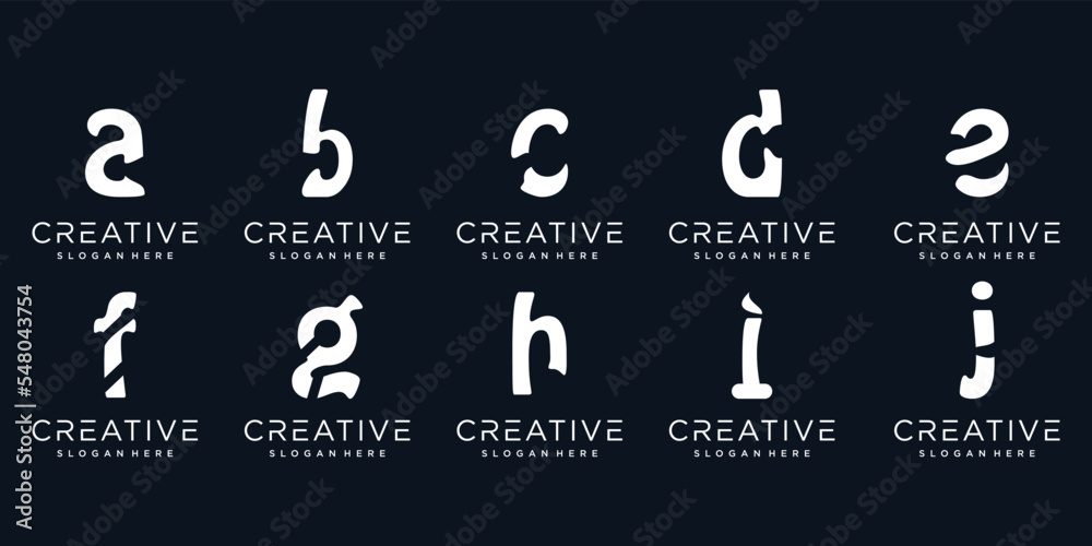 Creative concept Letter A-J logo icon Premium Vector Creative concept Letter A-J logo icon Premium Vector