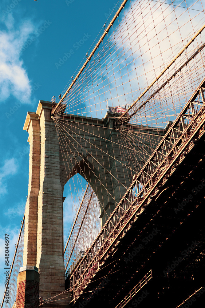 Fototapeta premium Brooklyn bridge, NY, United States