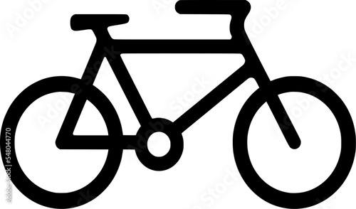 silhouette of a bicycle