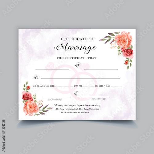 Marriage Certificate