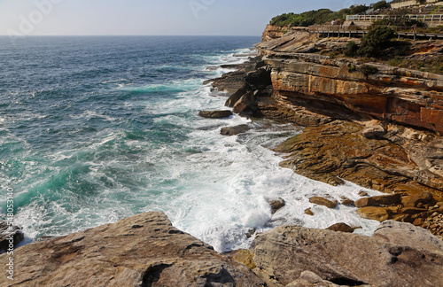 Coastal walk on the cliff - Sydney, Australia