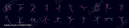 Dance nolan icon collections vector design