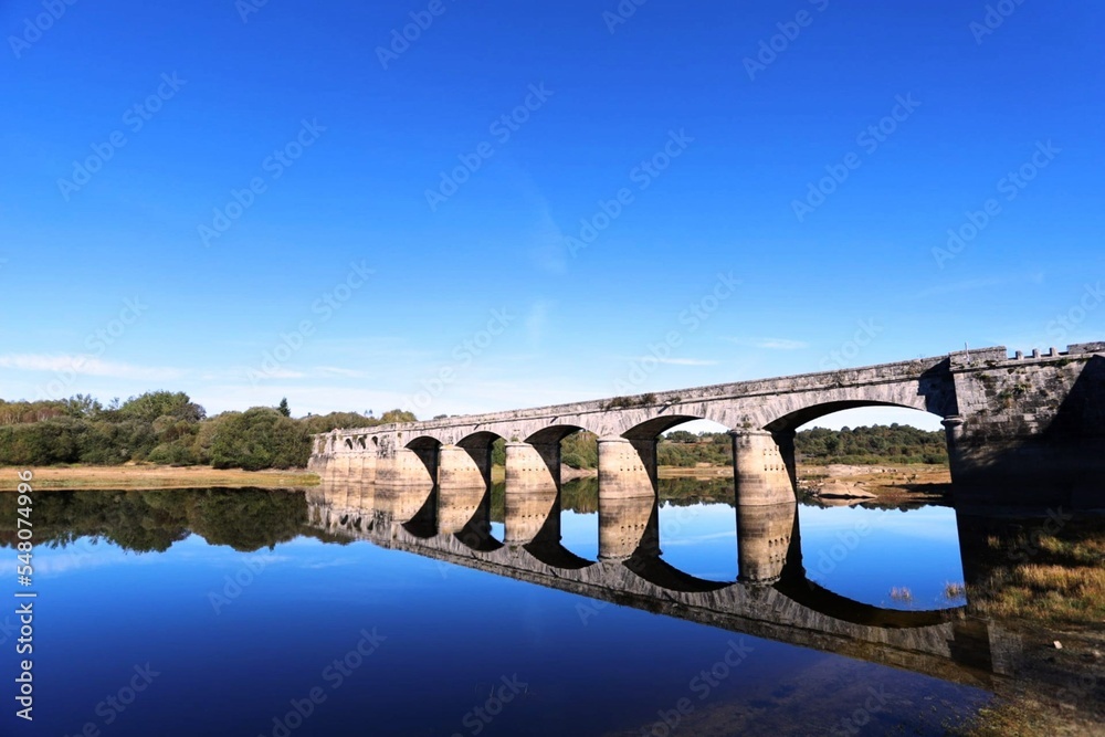 Puente de Ponteceso sobre el río Anllóns, Galicia