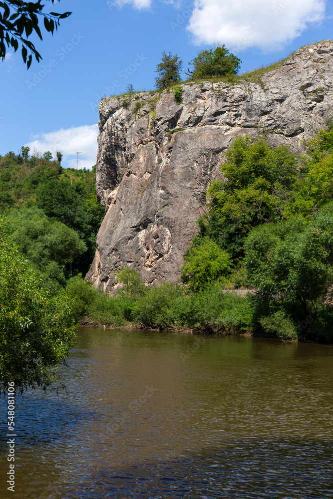 Protected limestone Landscape Cesky Kras about River Berounka, Central Bohemia, Czech Republic Protected limestone Landscape Cesky Kras about River Berounka, Central Bohemia, Czech Republic