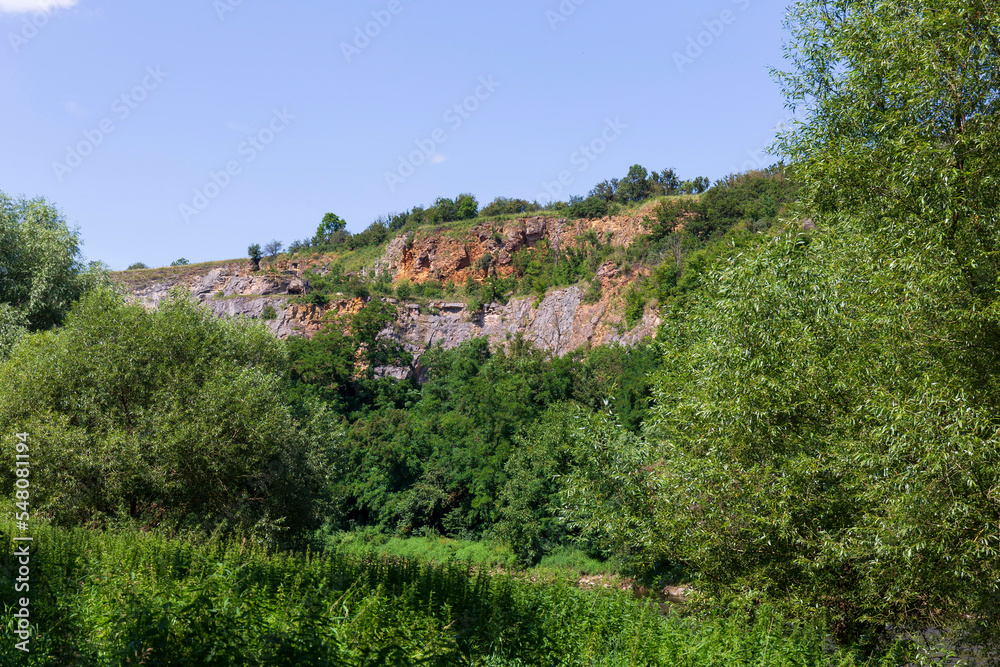 Protected limestone Landscape Cesky Kras about River Berounka, Central Bohemia, Czech Republic Protected limestone Landscape Cesky Kras about River Berounka, Central Bohemia, Czech Republic