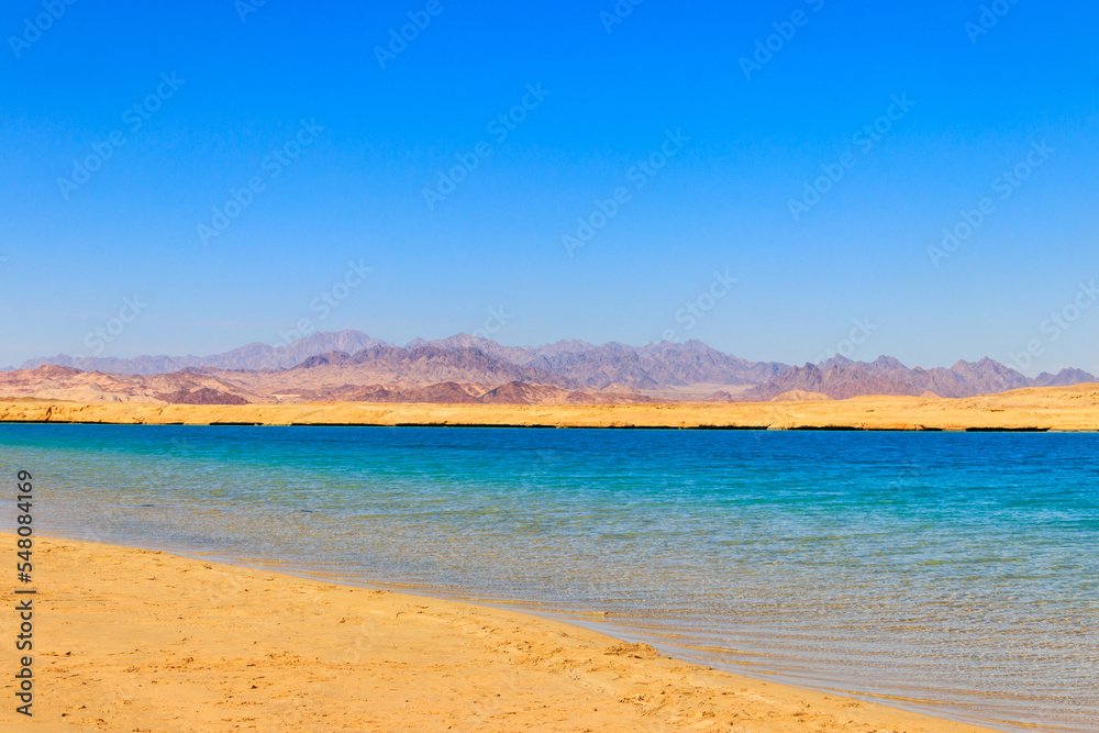 Beautiful lake in Ras Mohammed national park, Sinai peninsula in Egypt Beautiful lake in Ras Mohammed national park, Sinai peninsula in Egypt