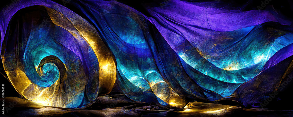 Naklejka premium colorful abstract luxury background as panoramic wallpaper header