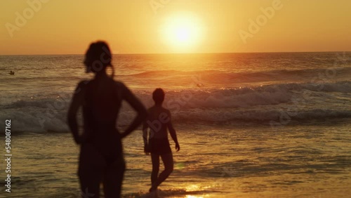 Wallpaper Mural Sunset at the Indian Ocean, Bali, Indonesia Torontodigital.ca