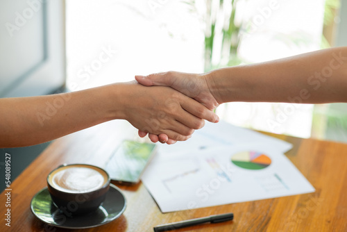  handshake for working, meeting room, business concept
