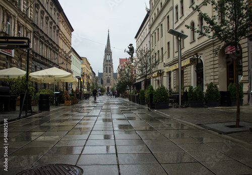 Beautiful city streets. Beautiful city. Background.