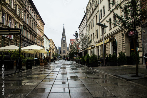 Beautiful city streets. Beautiful city. Background.