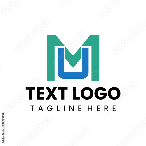 Free Download mu logotype design with elegant motive - GFXLoad