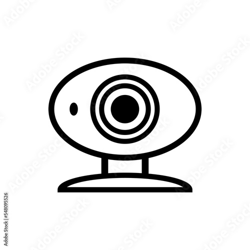 Webcam sign icon.