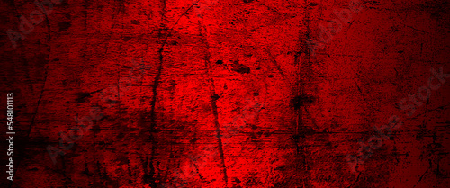 Red Scary background. Dark grunge red texture concrete,  scratches concrete wall texture, Scary concrete wall texture as background, dark red for horror background, texture unlimited dark colors.