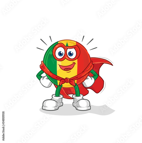 senegal heroes vector. cartoon character
