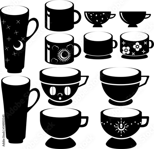 Wallpaper Mural cup set Torontodigital.ca