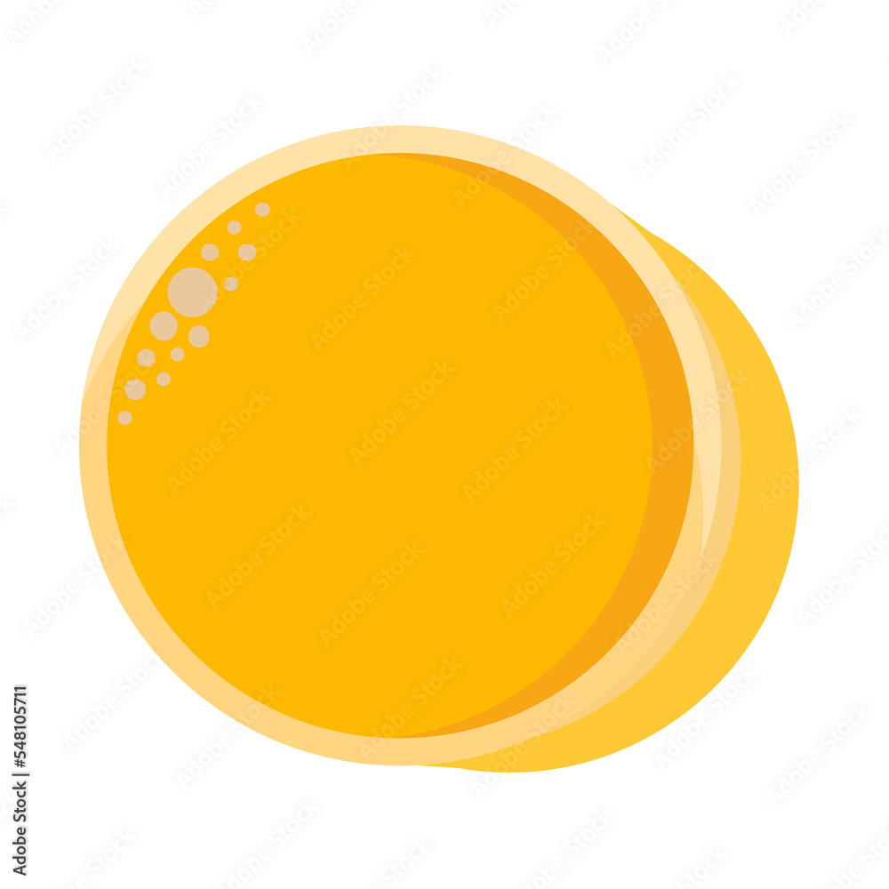 Orange juice icon illustration