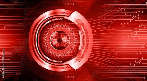 eye cyber circuit future technology concept background