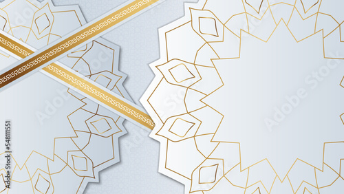 Luxury ramadan background. Vector illustration