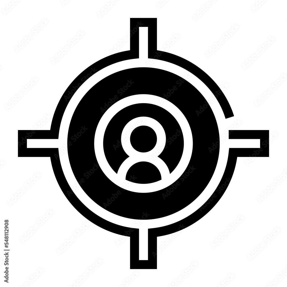 Icon Focus Group With Style Glyph