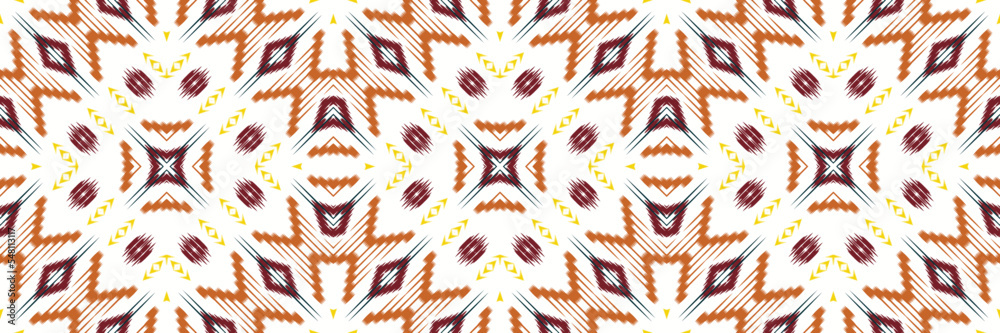 Ikat Seamless Pattern Asian design Embroidery, Ikat rug Digital textile Asian Design for Prints Fabric saree Mughal Swaths texture Kurti Kurtis Kurtas, Motif Batik