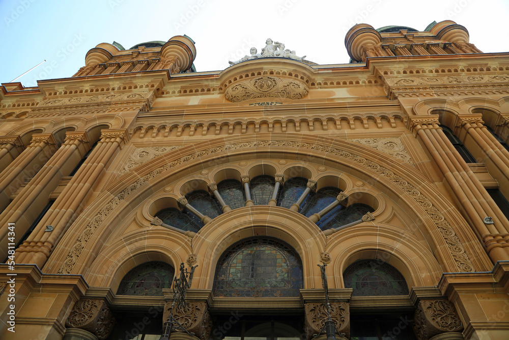 The front of Queen Victoria Building - Sydney, Australia