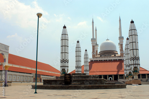 One of the corners of the Great Mosque of Central Java photo