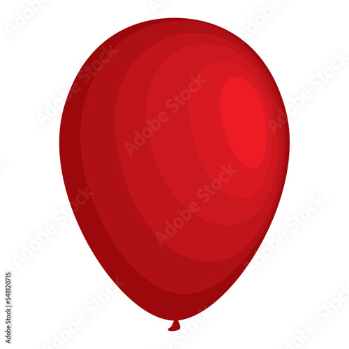 red balloon helium floating