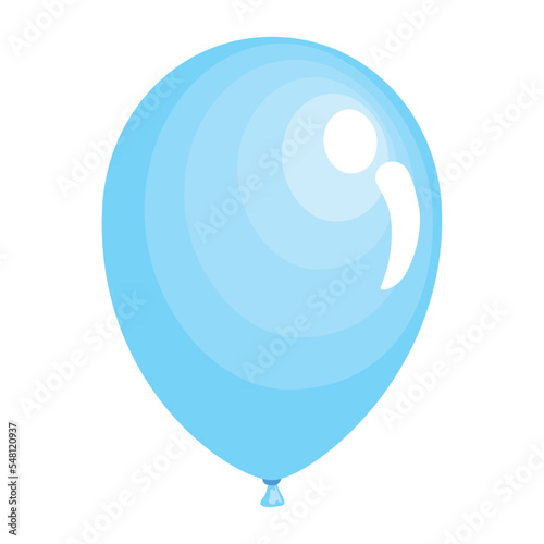 blue balloon helium floating