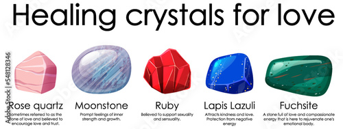 Healing crystals for love collection